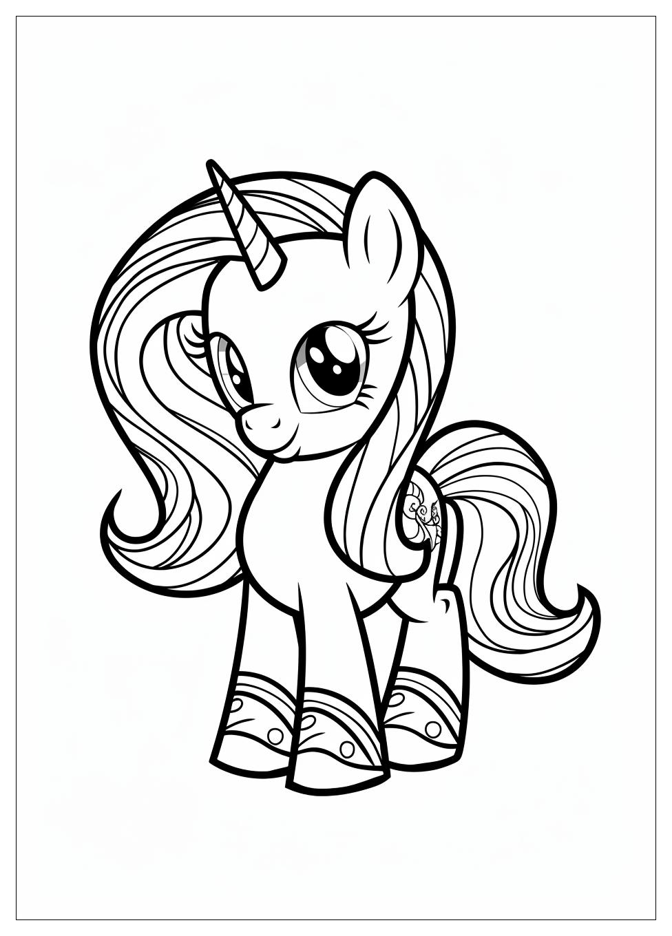 Rarity Coloring Pages-2