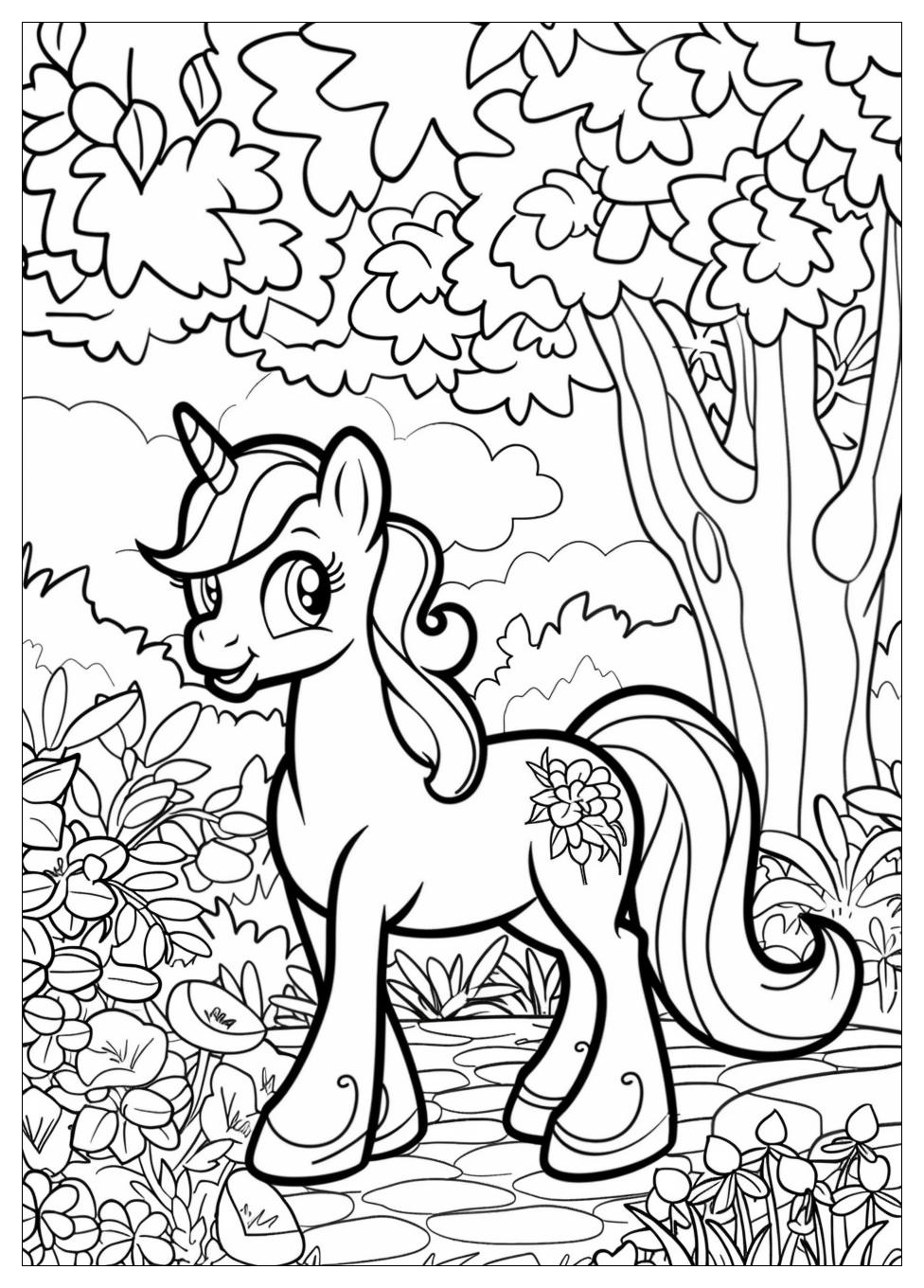 Rarity Coloring Pages-5