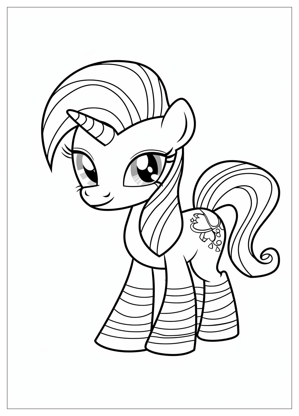 Rarity Coloring Pages-8