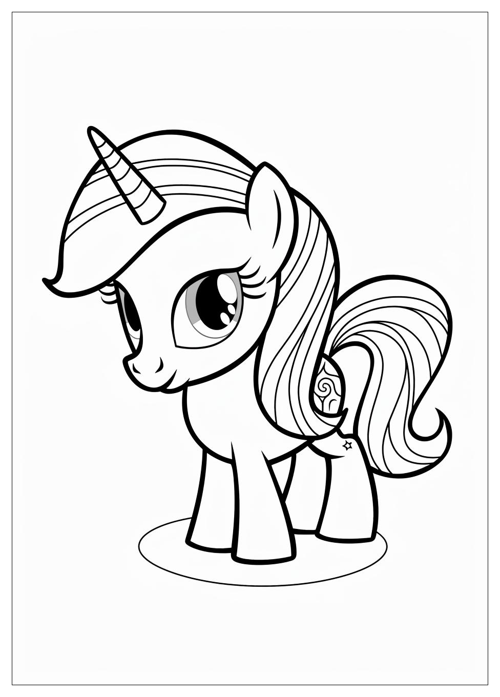 Rarity Coloring Pages-9