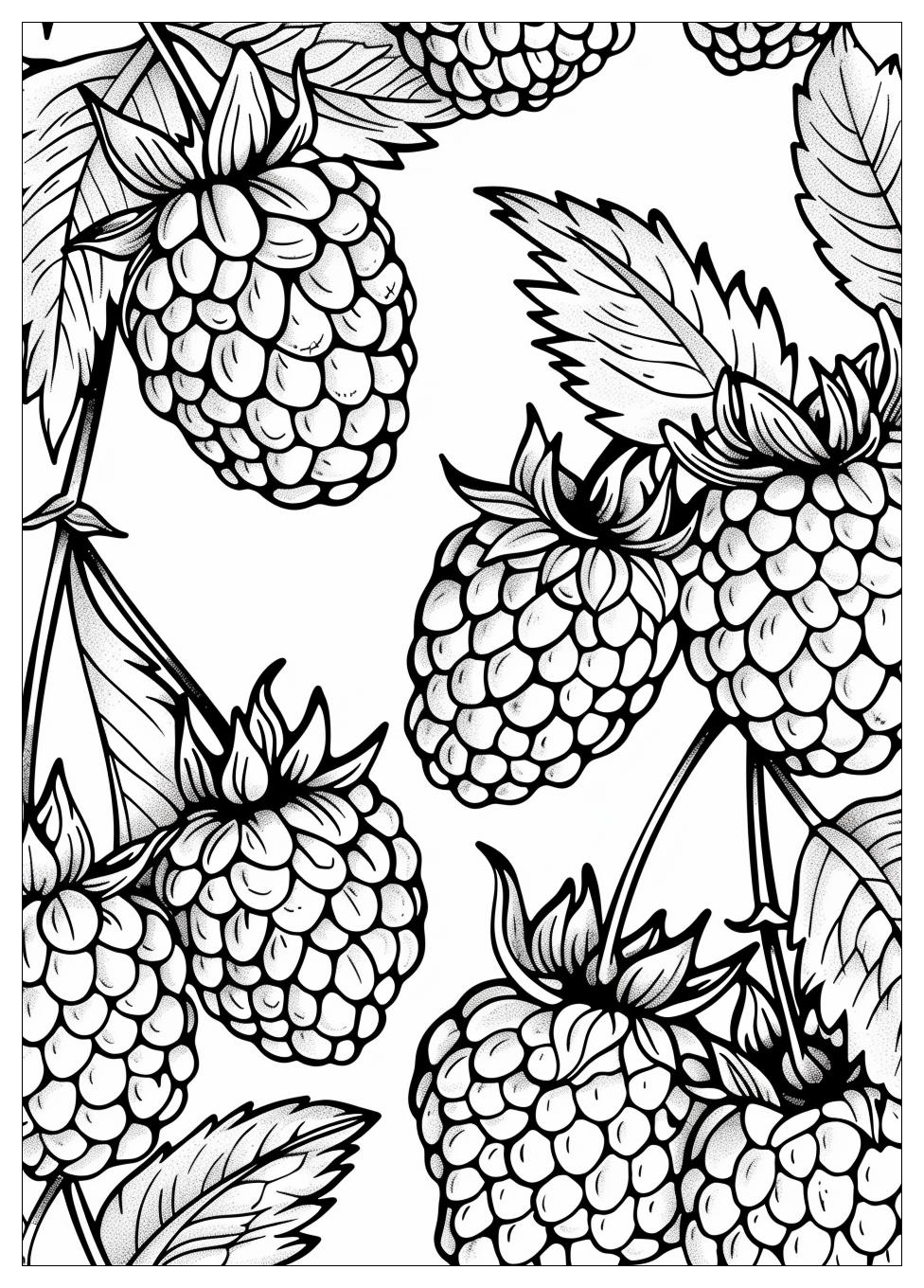 Raspberry coloring pages-10