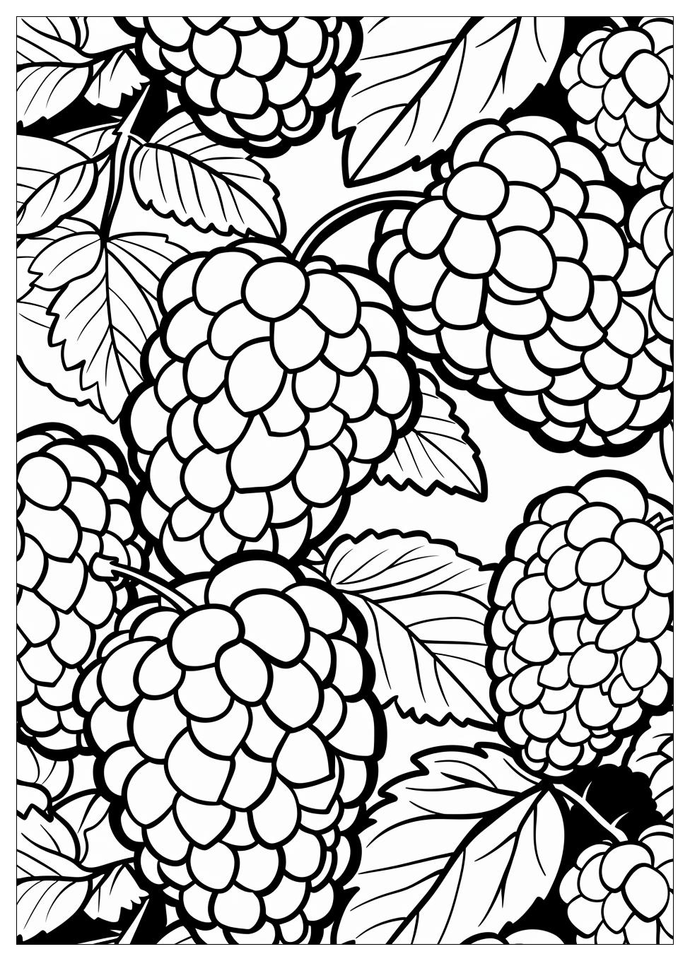 Raspberry coloring pages-11