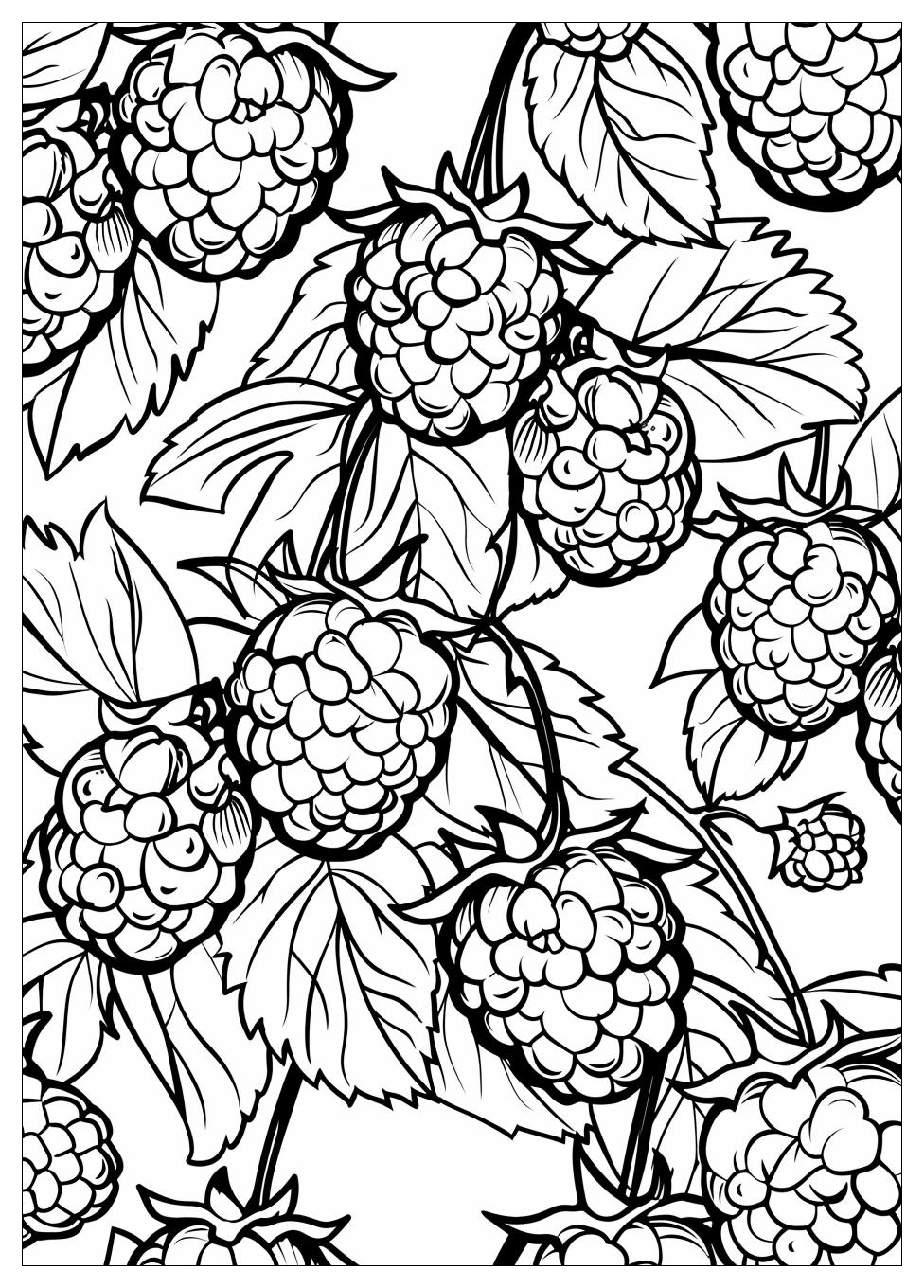 Raspberry coloring pages-12