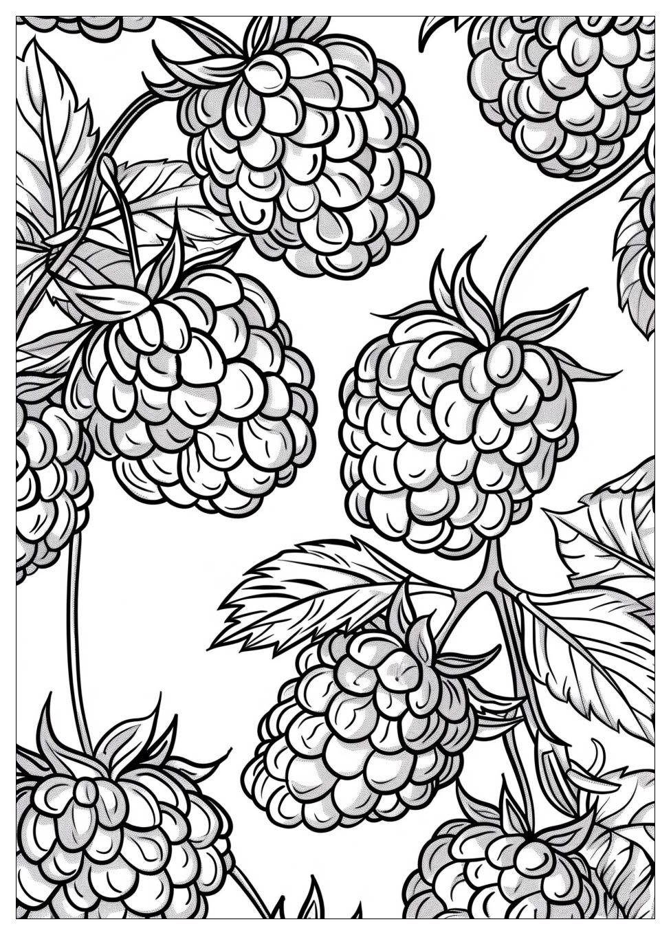 Raspberry coloring pages-20