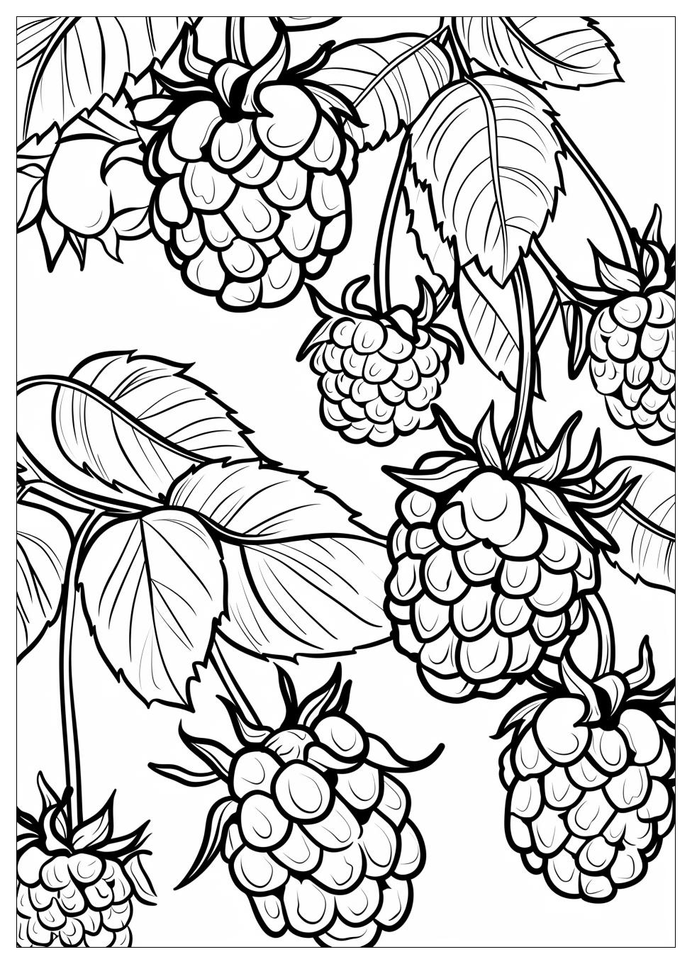 Raspberry coloring pages-5