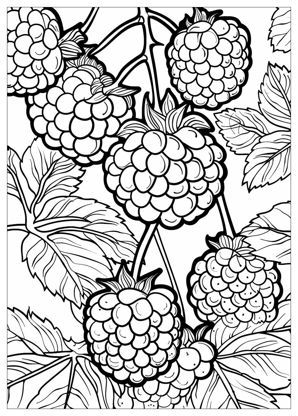 Raspberry coloring pages-7