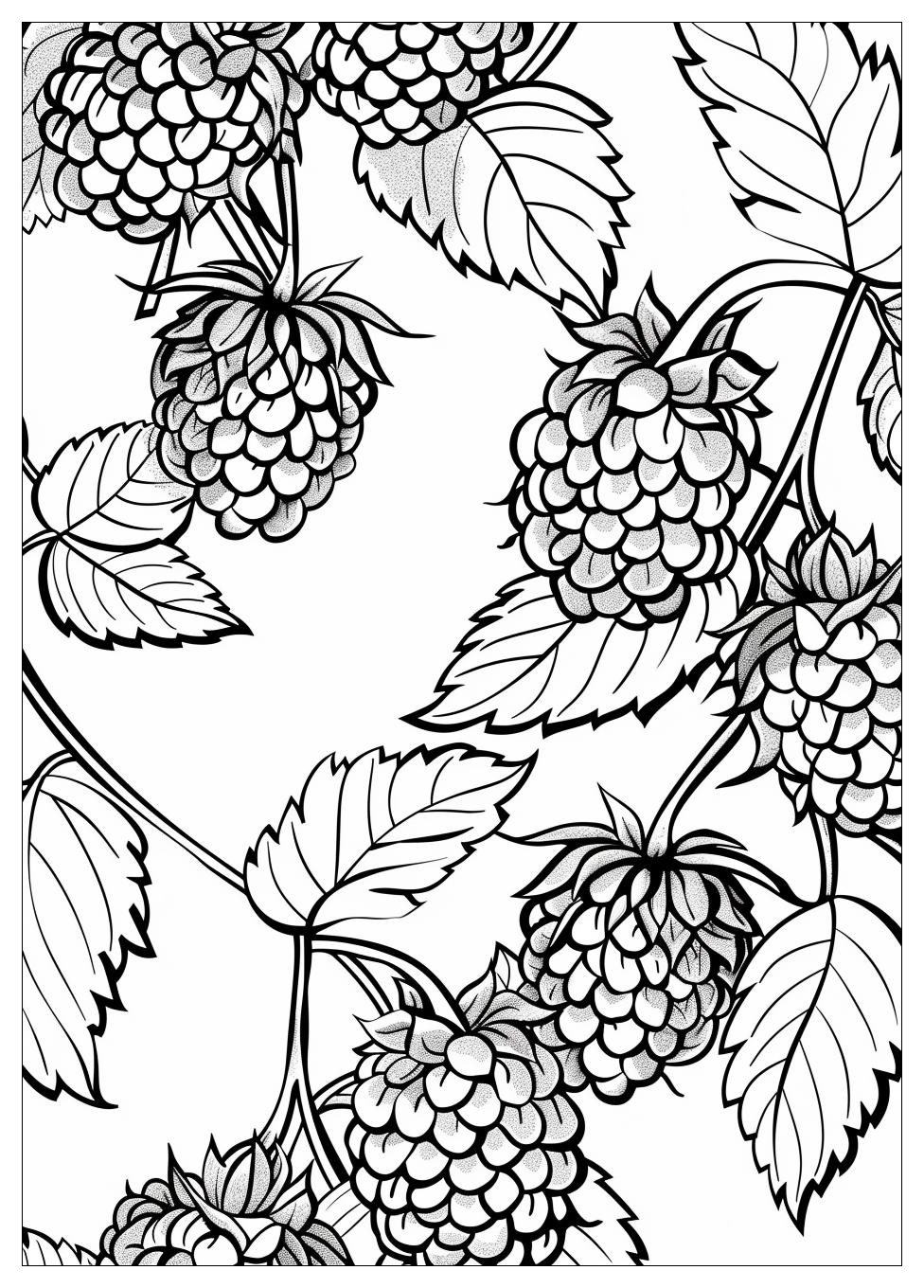 Raspberry coloring pages-9