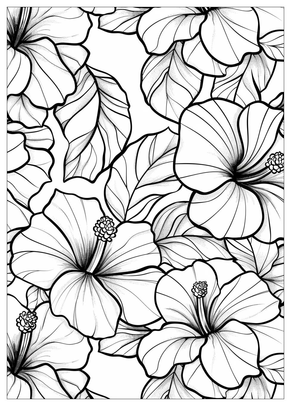 Realistic Flower Coloring Pages-10