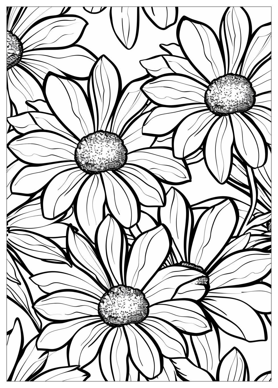 Realistic Flower Coloring Pages-11