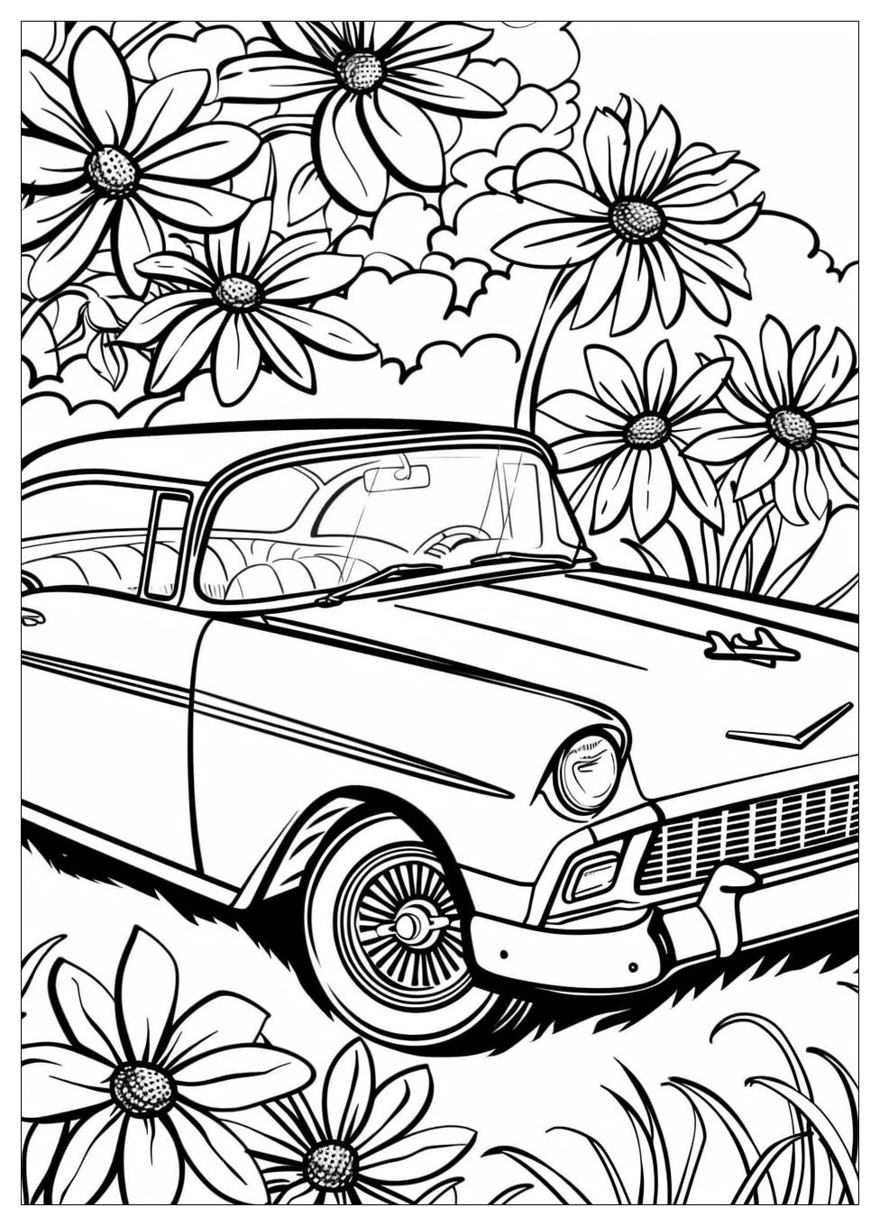 Retro Coloring Pages-1