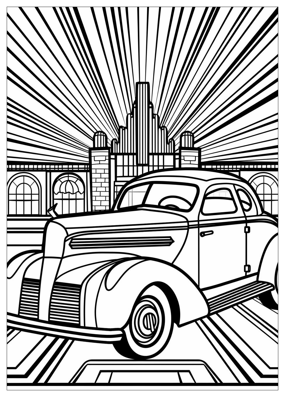 Retro Coloring Pages-6