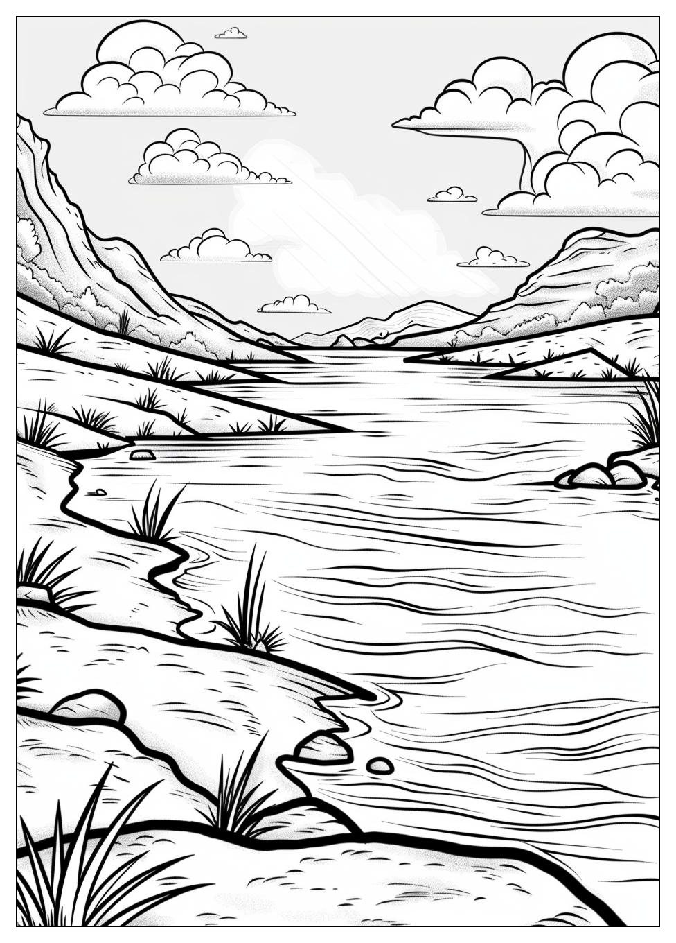 River Coloring Pages-1