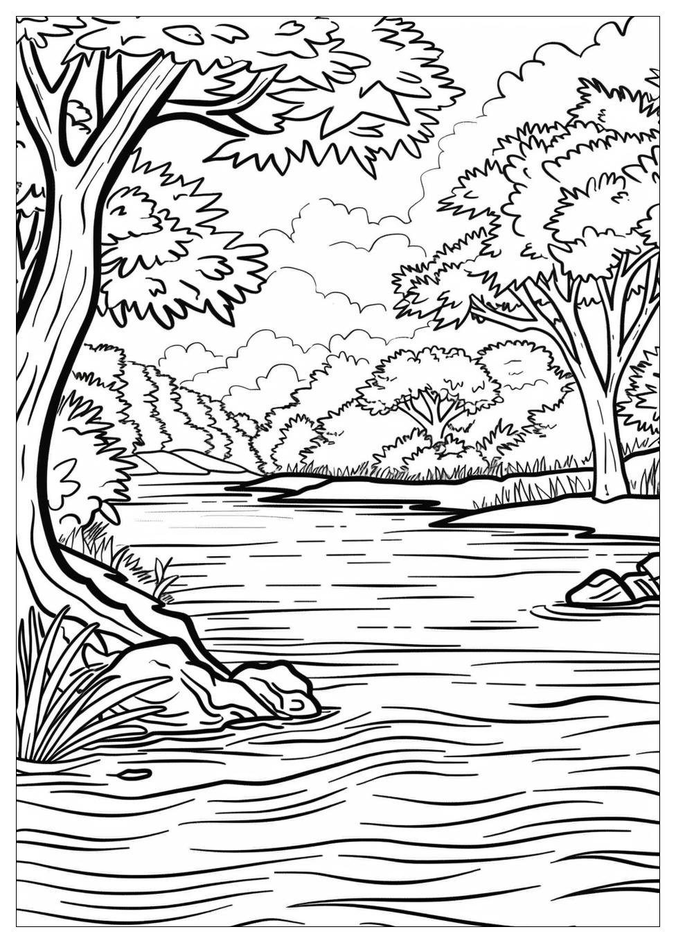 River Coloring Pages-11