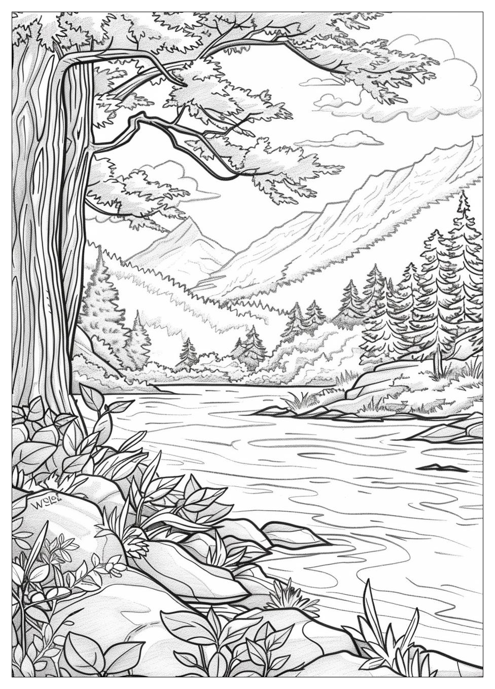 River Coloring Pages-17