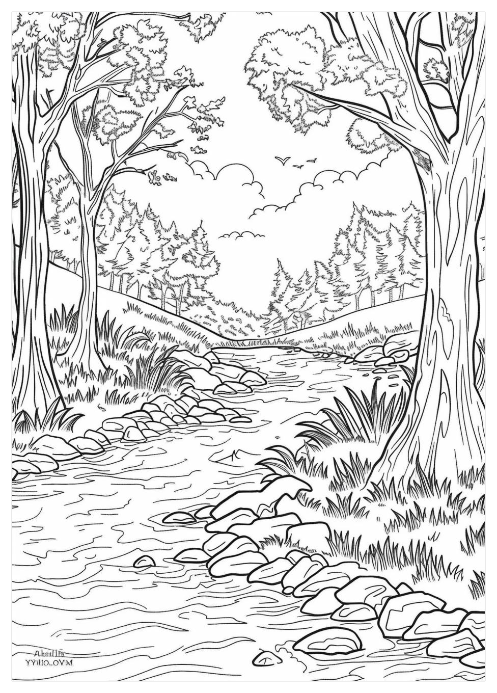 River Coloring Pages-19