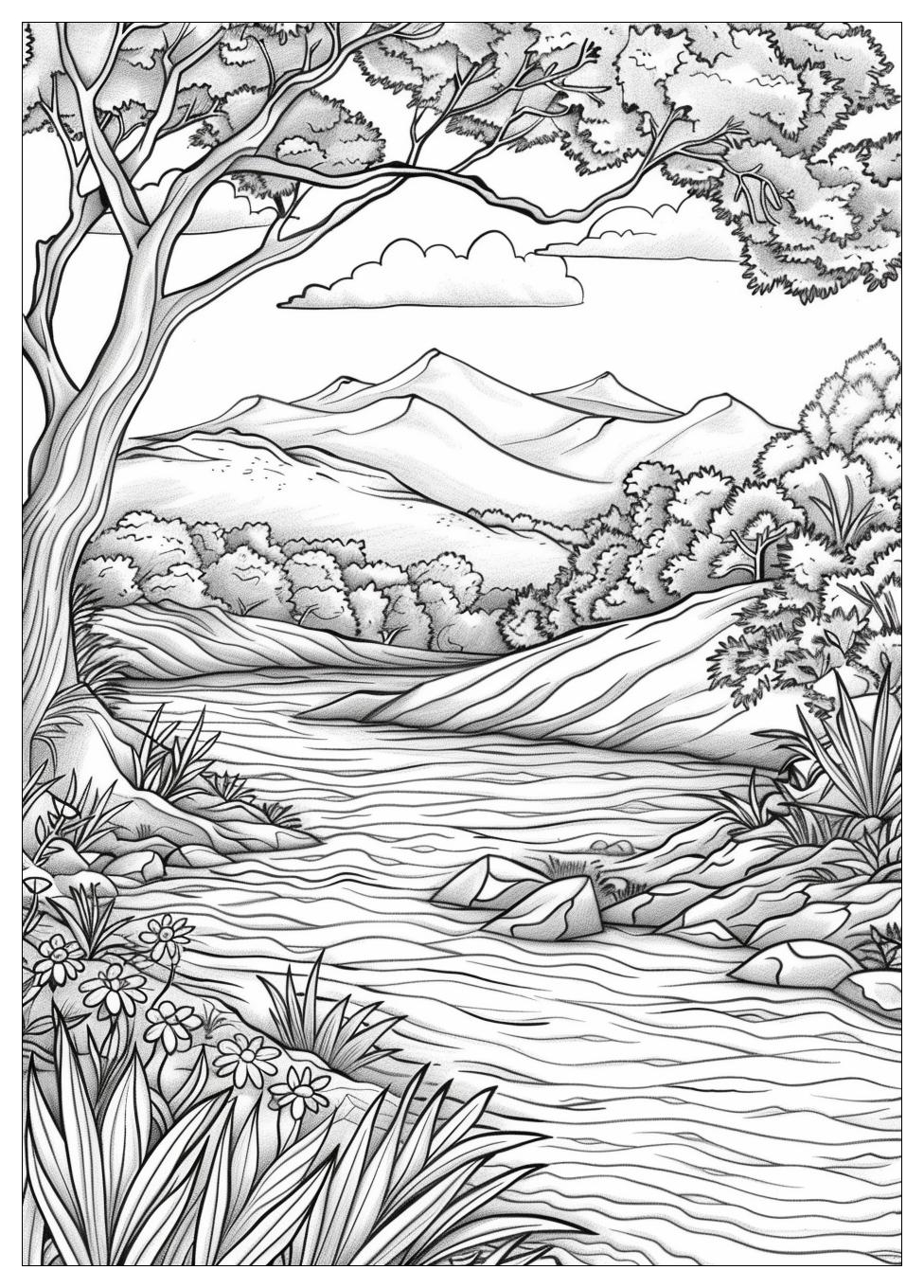 River Coloring Pages-2