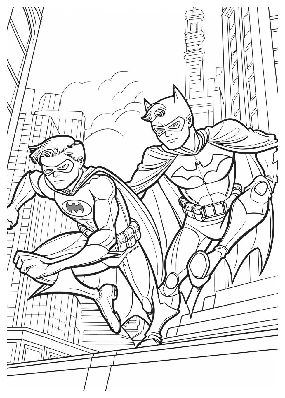 Robin And Batman Coloring Pages-10