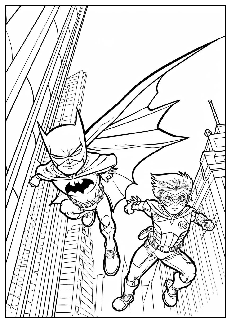 Robin And Batman Coloring Pages-12