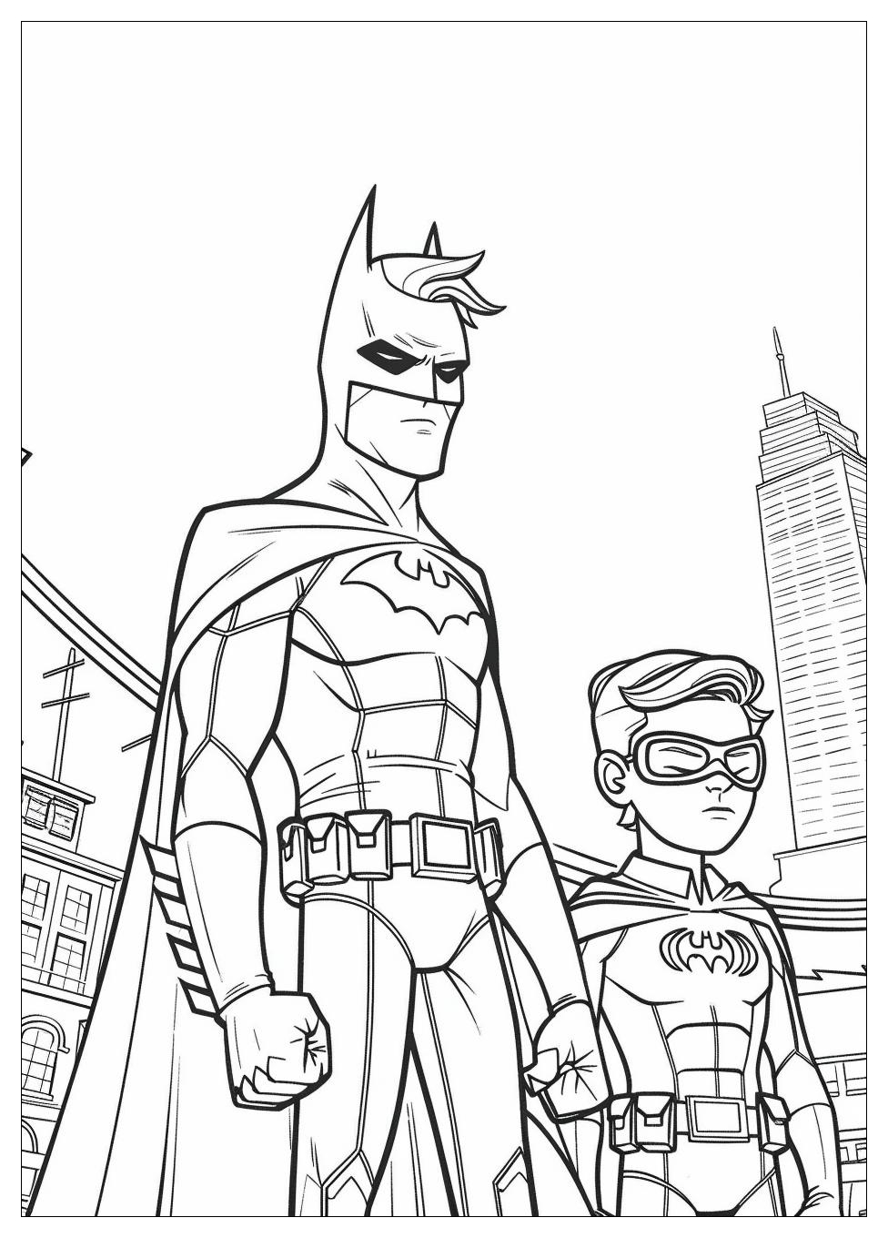 Robin And Batman Coloring Pages-2