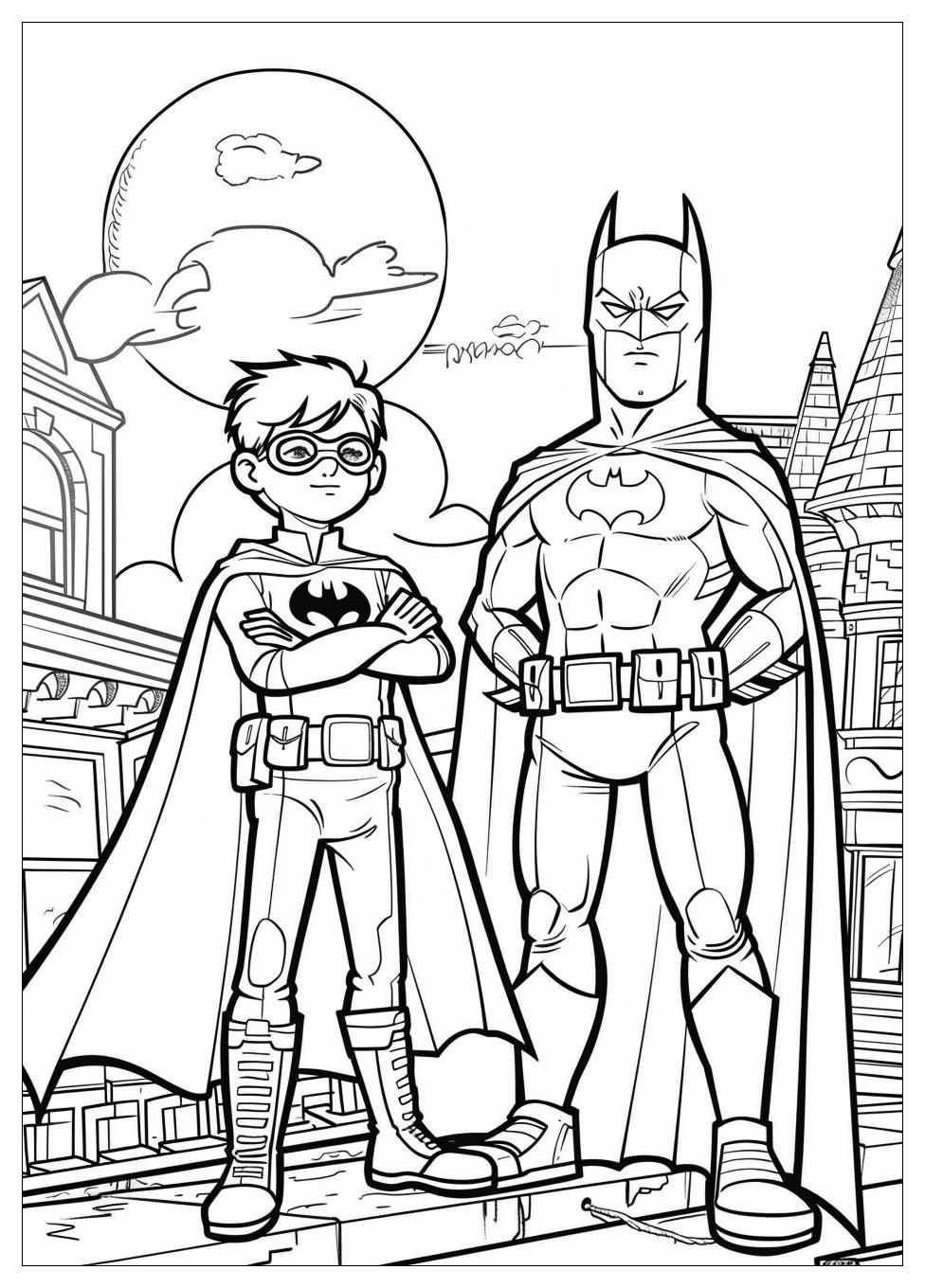 Robin And Batman Coloring Pages-4