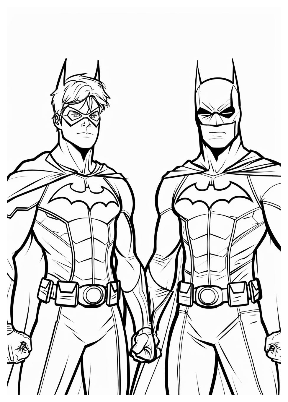 Robin And Batman Coloring Pages-5