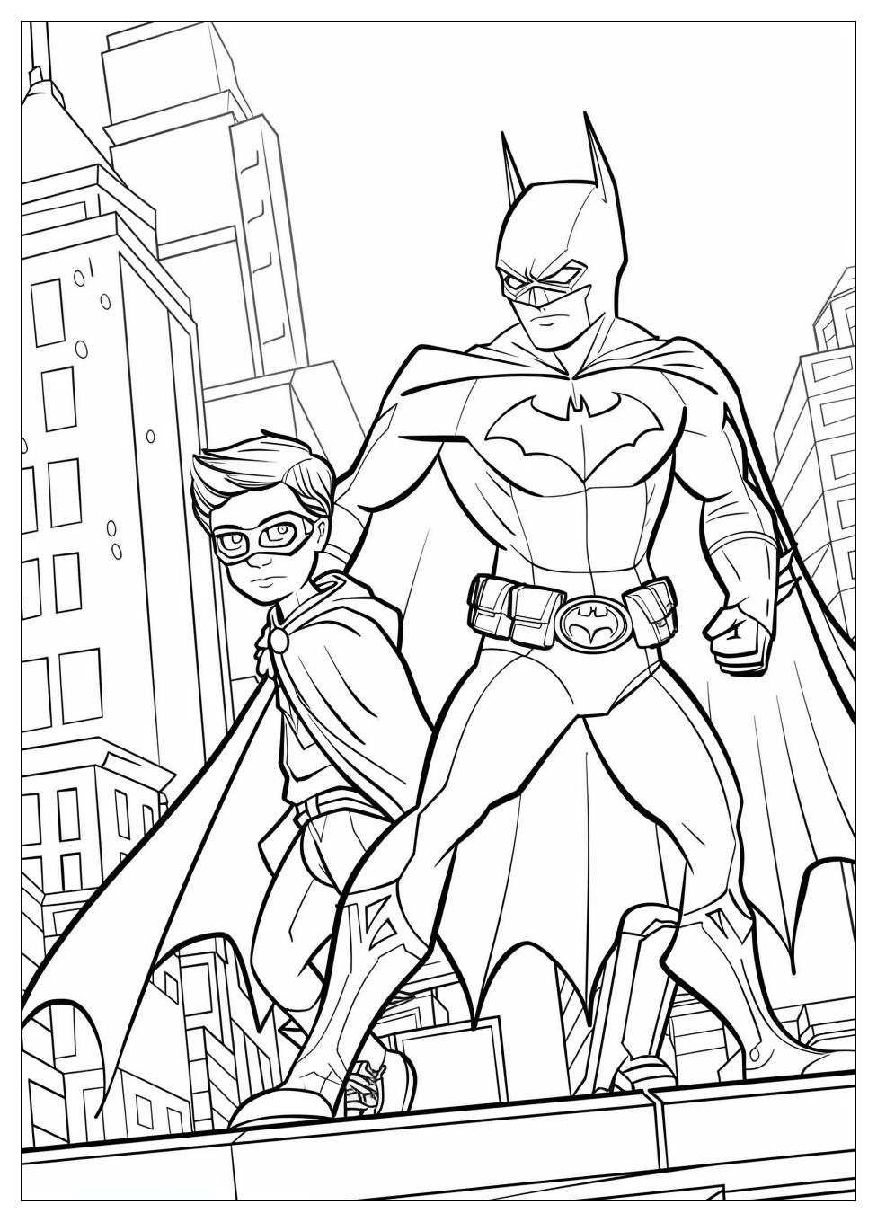 Robin And Batman Coloring Pages-6