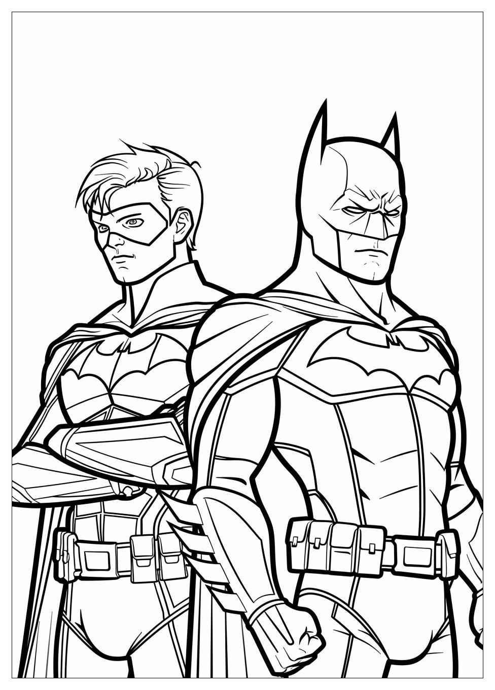 Robin And Batman Coloring Pages-7