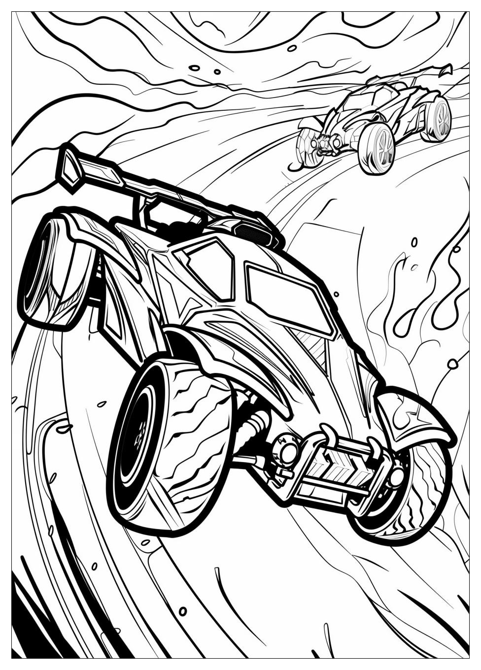 Rocket League Coloring Pages-1