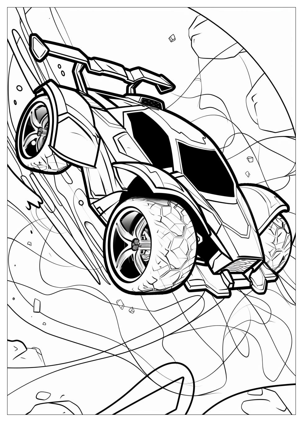 Rocket League Coloring Pages-10