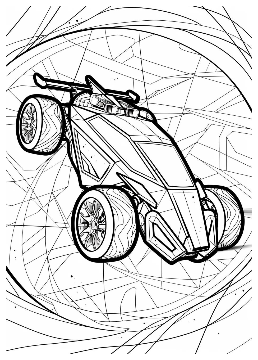 Rocket League Coloring Pages-11