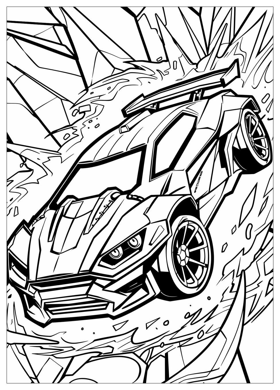 Rocket League Coloring Pages-12