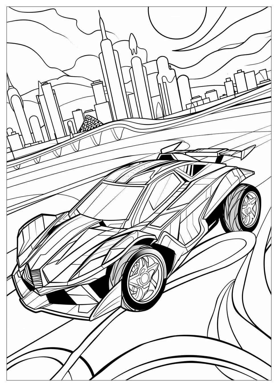 Rocket League Coloring Pages-8