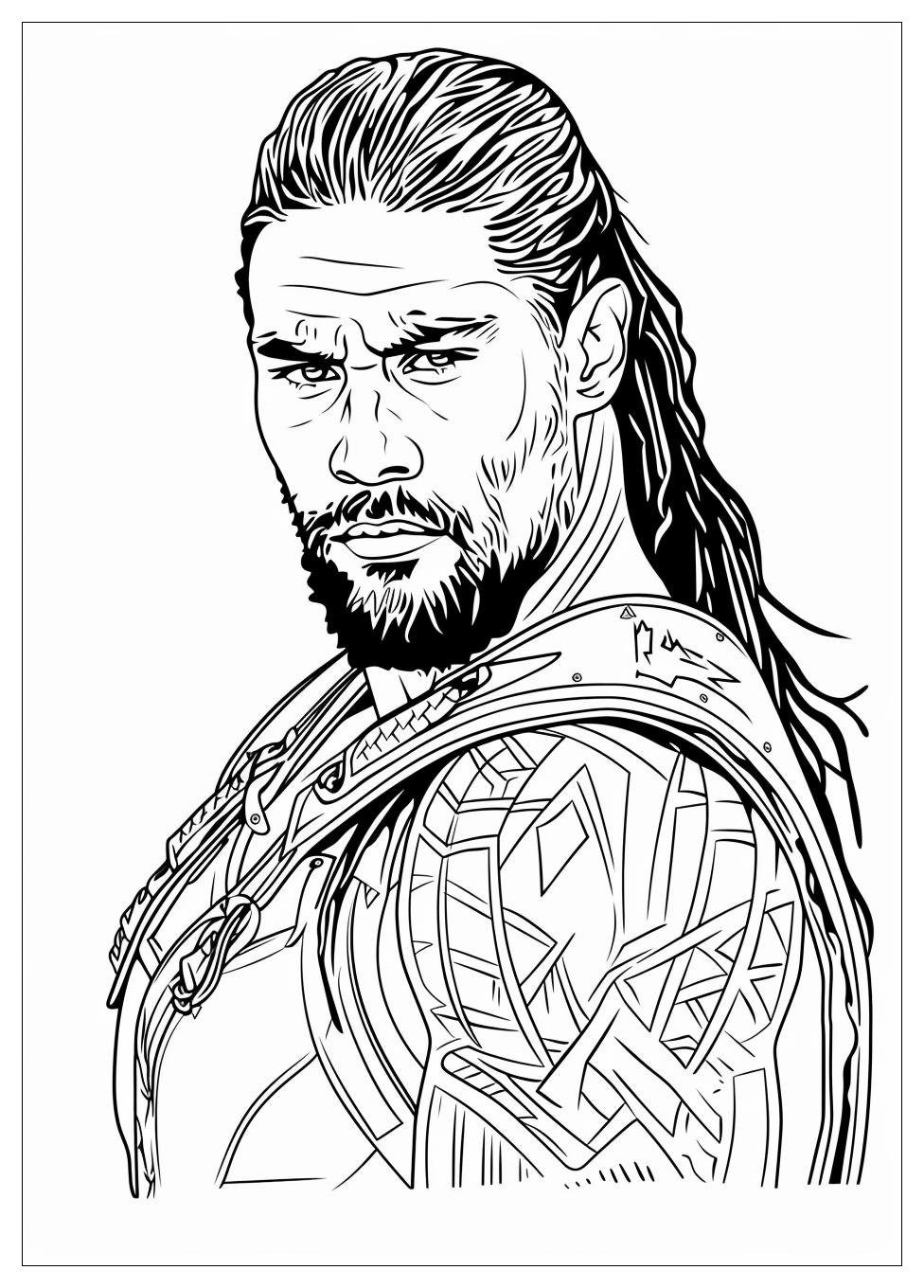 Roman Reigns Coloring Pages-10