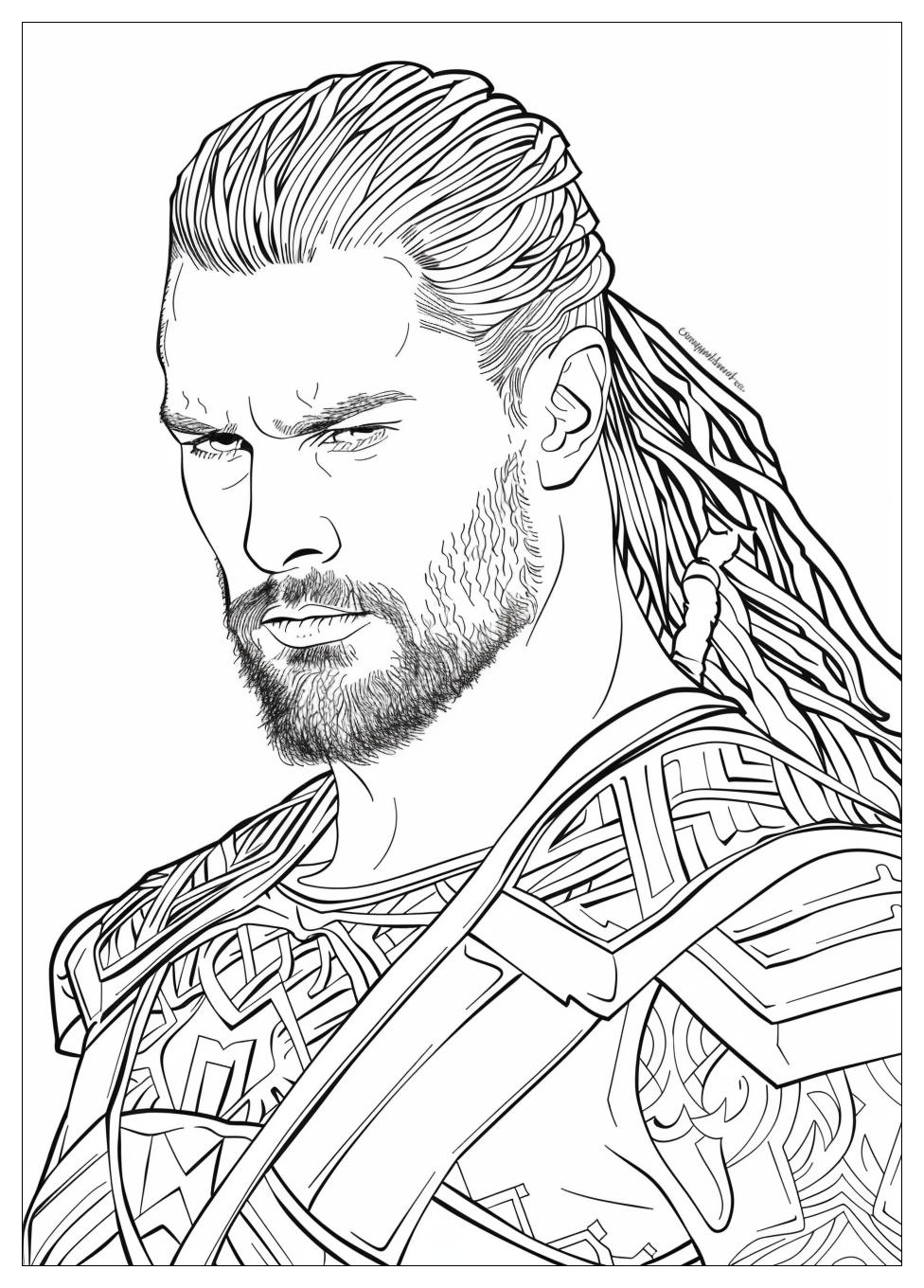 Roman Reigns Coloring Pages-15