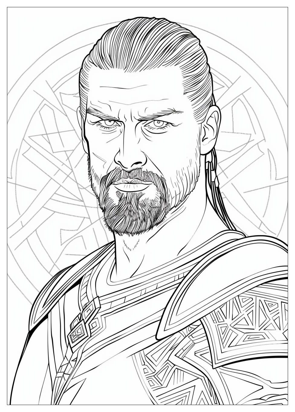 Roman Reigns Coloring Pages-16