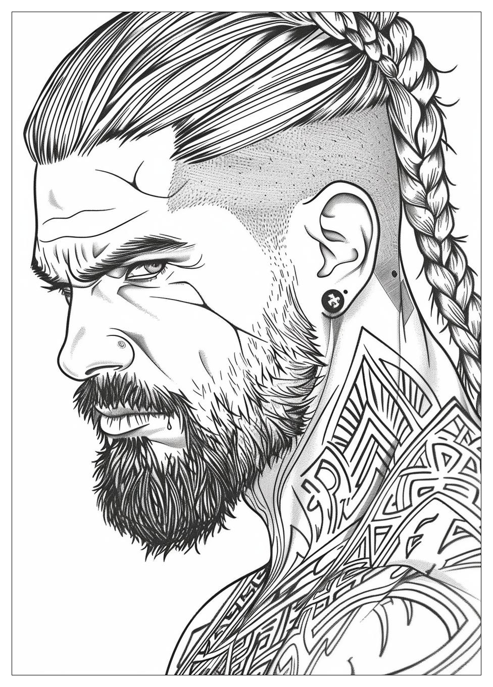 Roman Reigns Coloring Pages-17