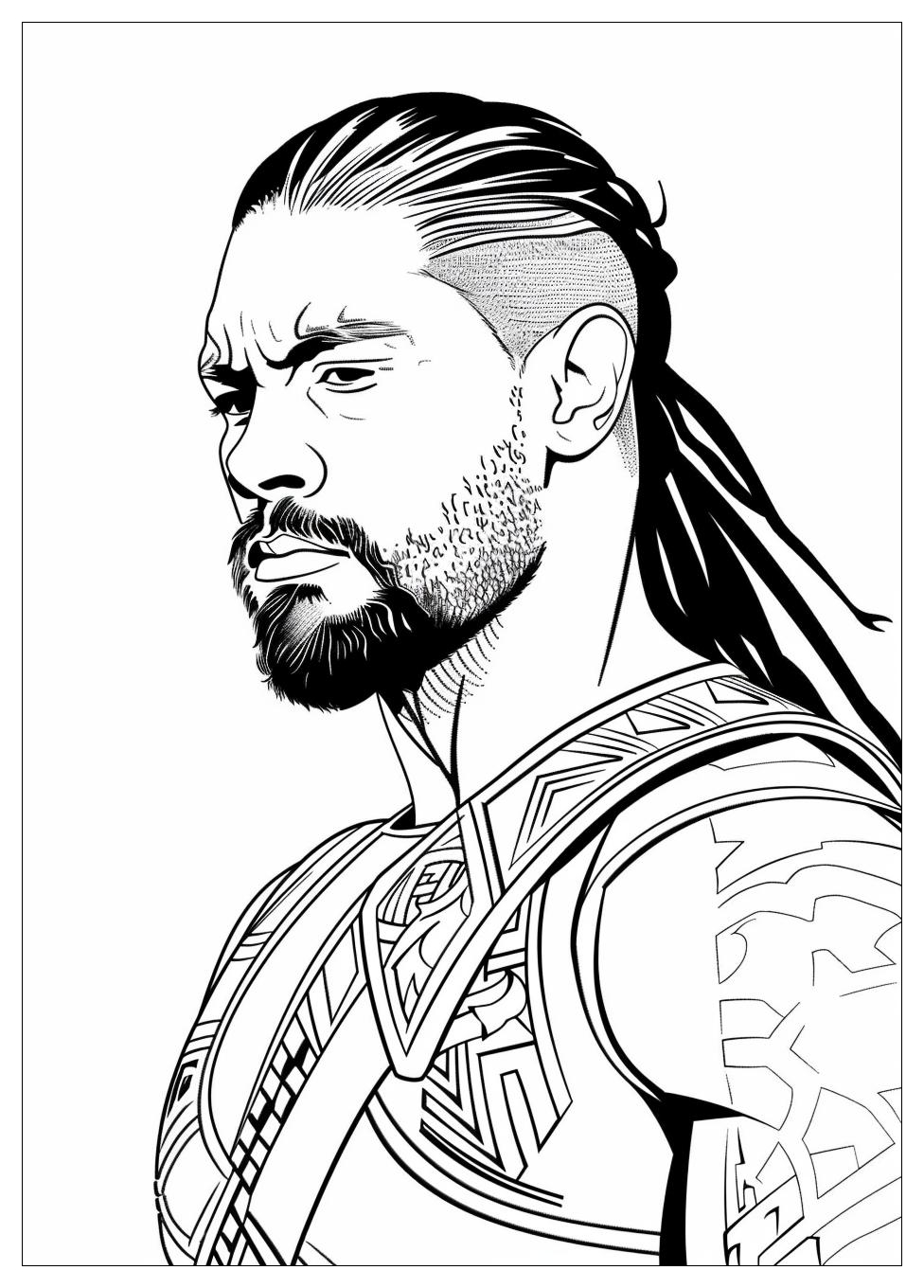 Roman Reigns Coloring Pages-4