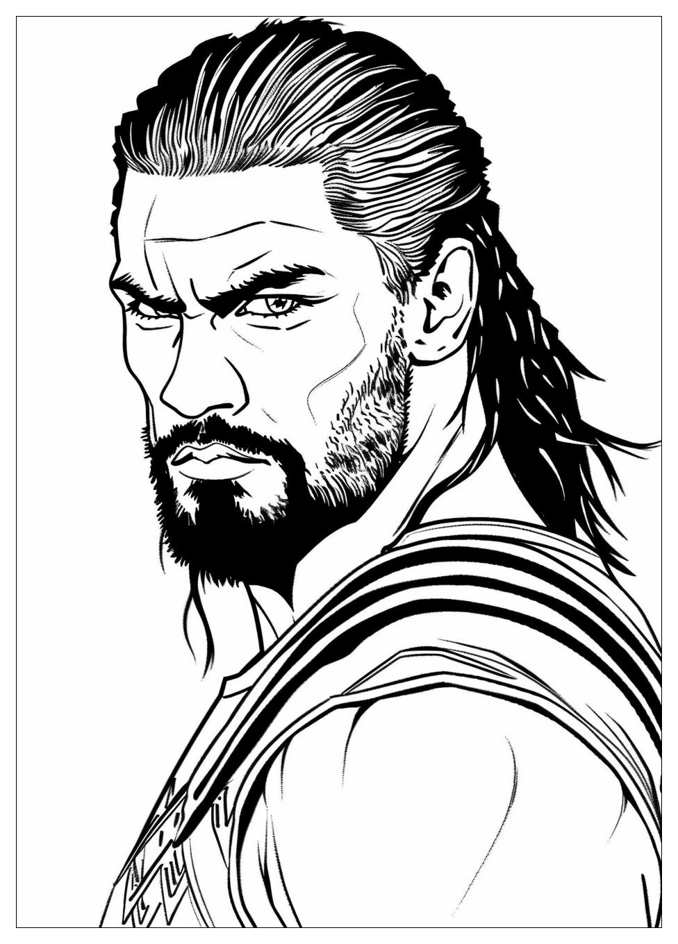 Roman Reigns Coloring Pages-5