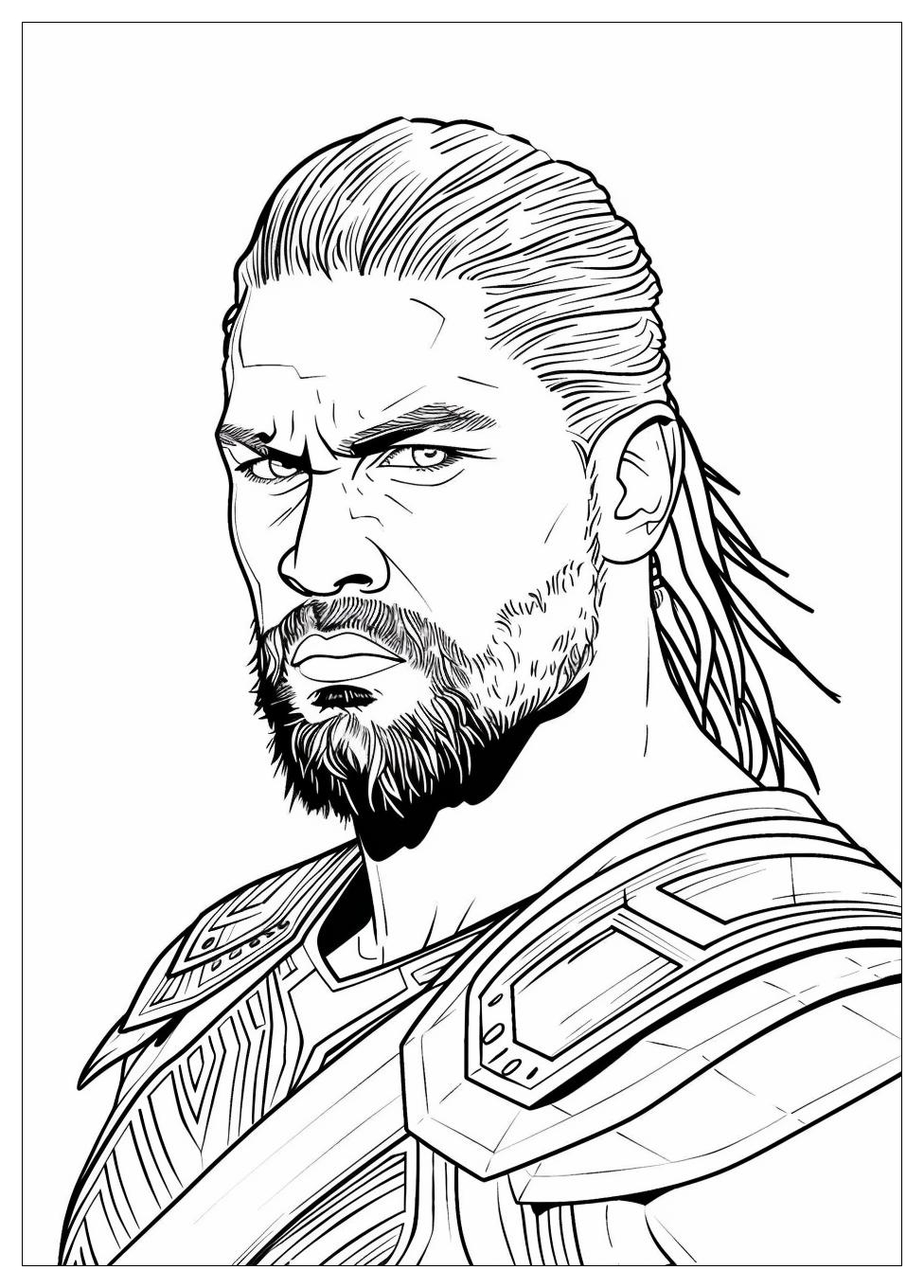 Roman Reigns Coloring Pages-8