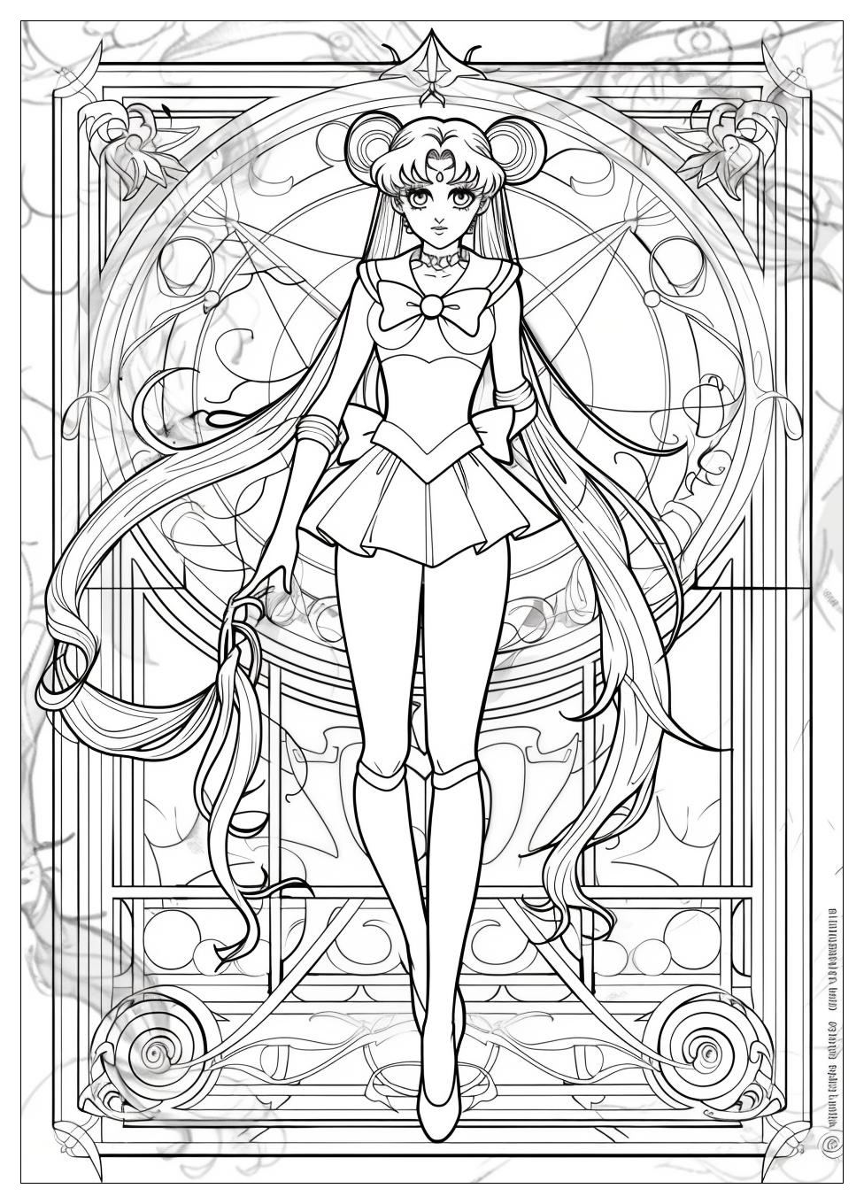 Sailor Moon Coloring Pages-16