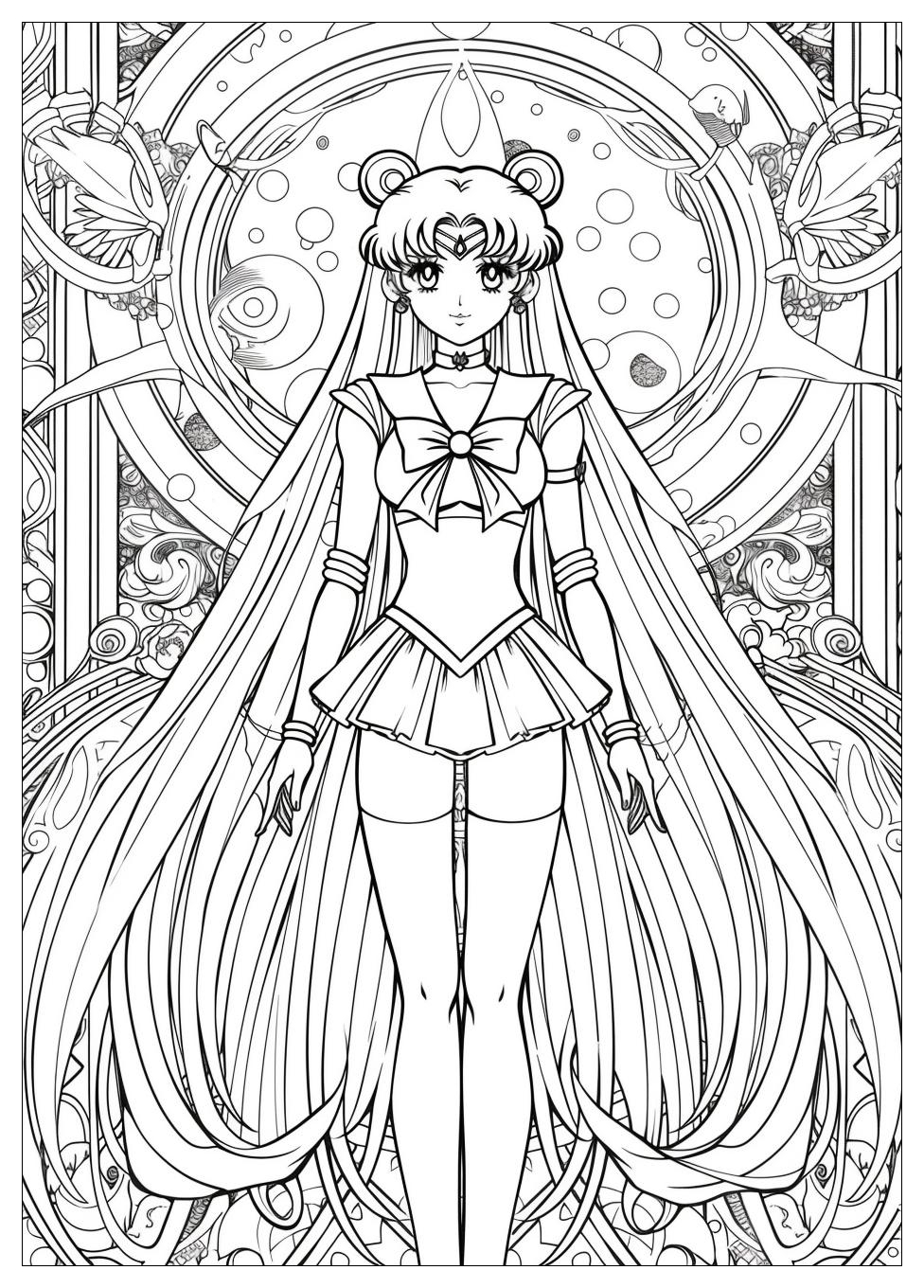 Sailor Moon Coloring Pages-17