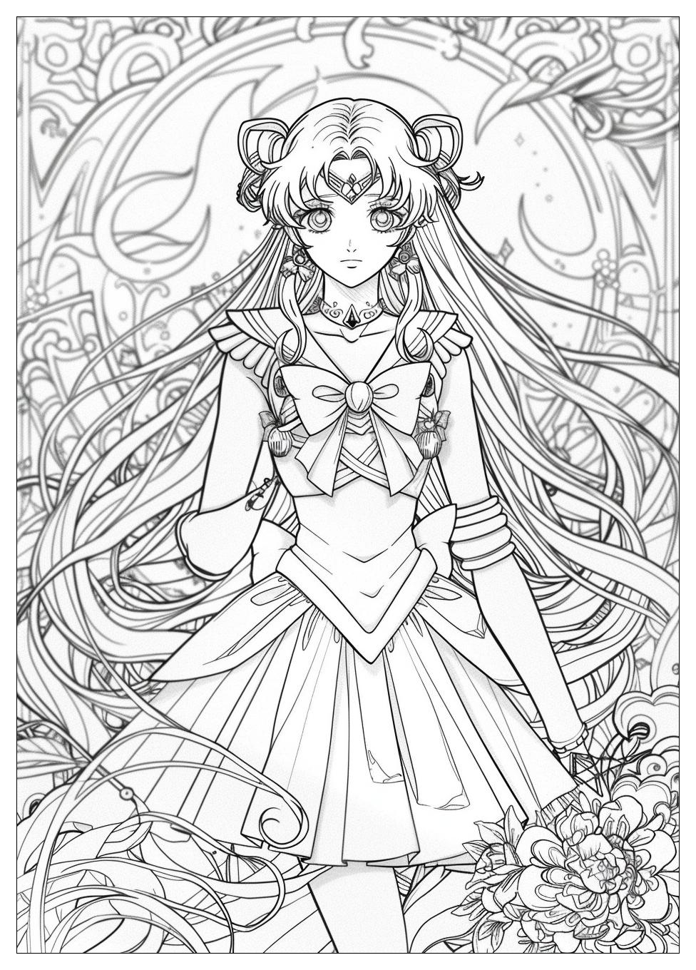 Sailor Moon Coloring Pages-20