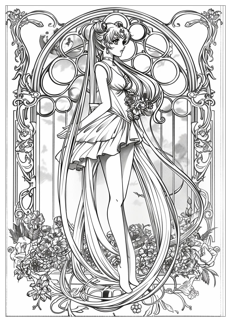 Sailor Moon Coloring Pages-3