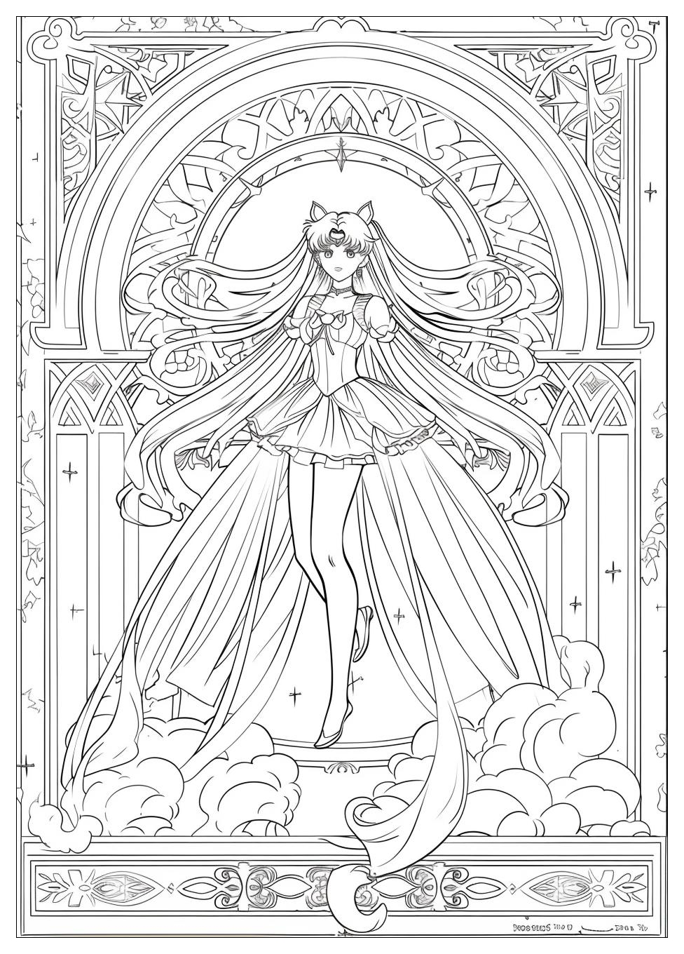 Sailor Moon Coloring Pages-4