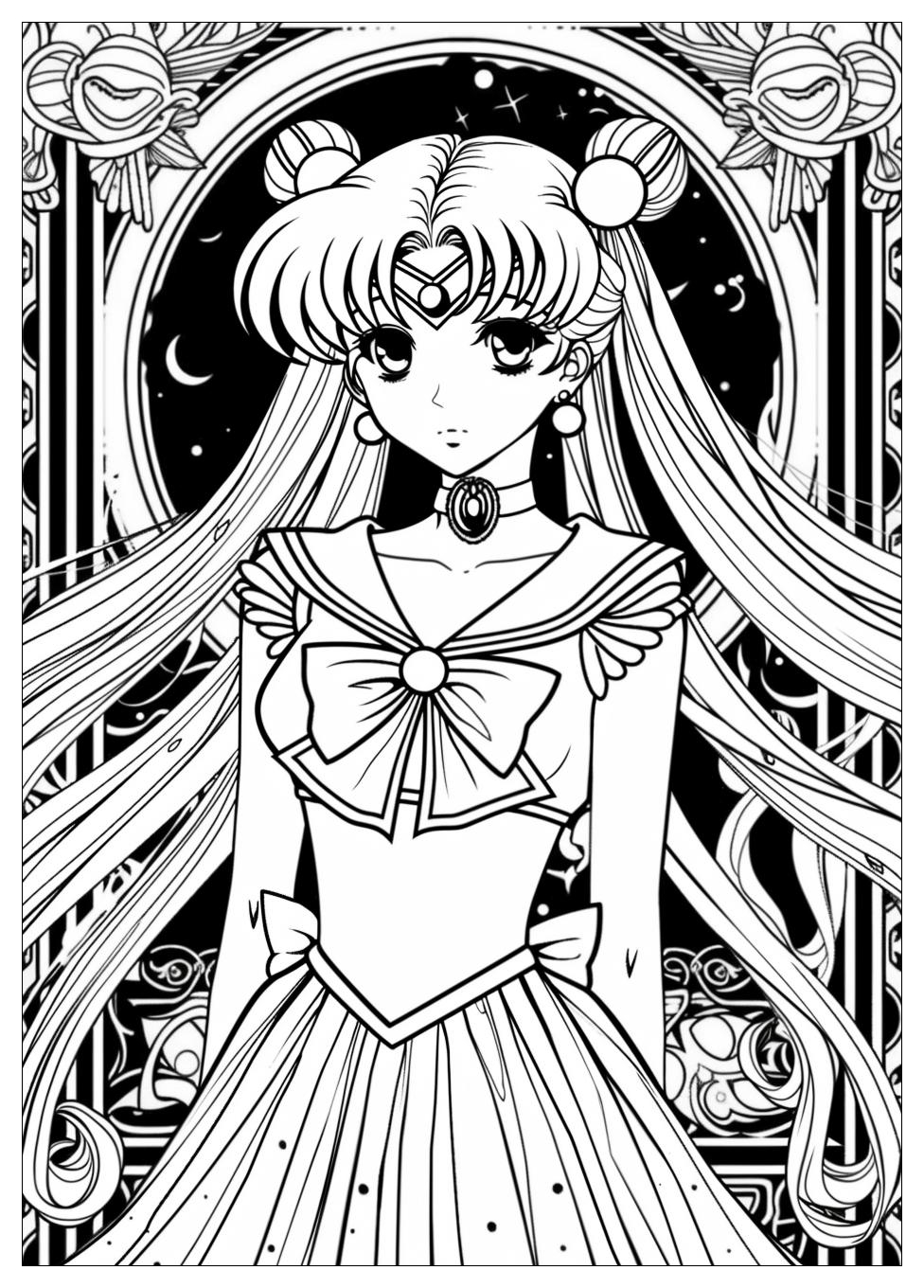 Sailor Moon Coloring Pages-6