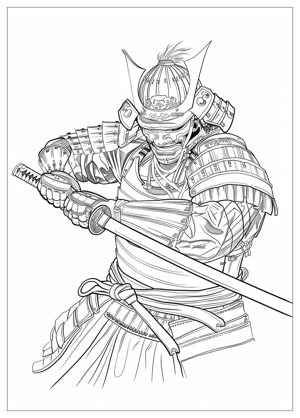 Samurai Coloring Pages-10