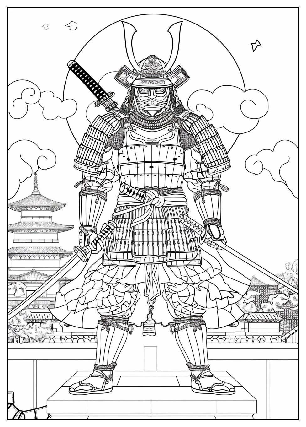 Samurai Coloring Pages-11