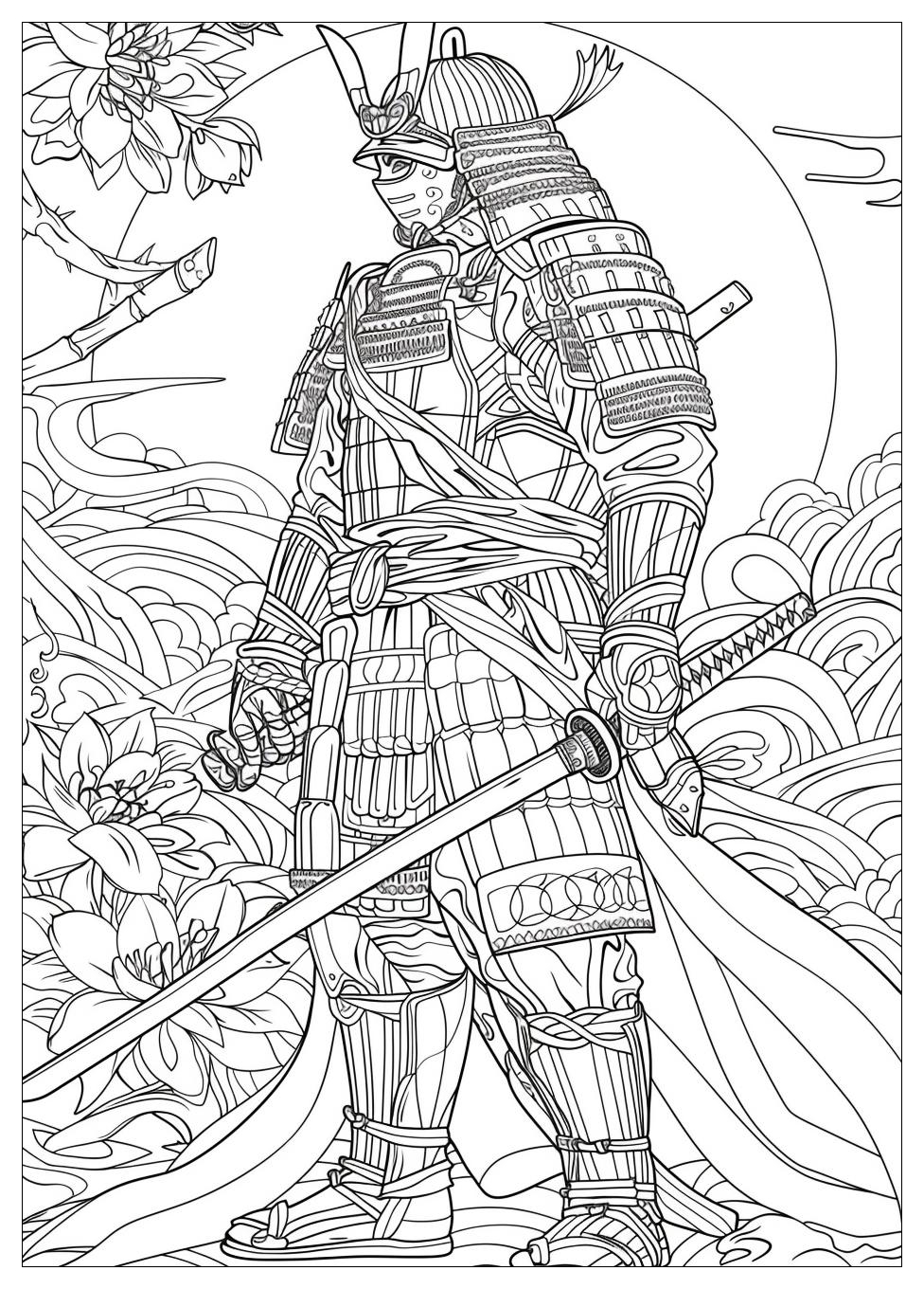 Samurai Coloring Pages-13