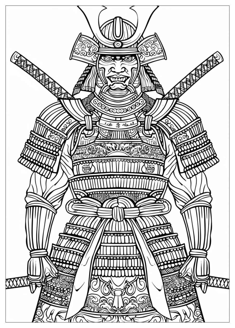 Samurai Coloring Pages-16