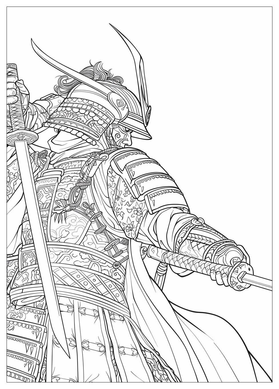 Samurai Coloring Pages-17